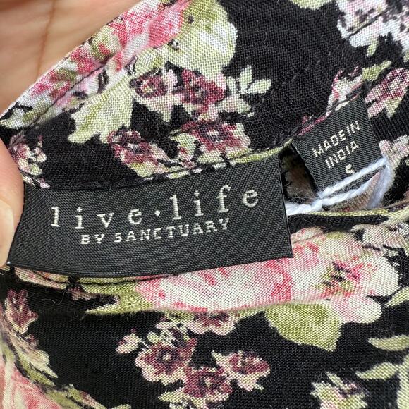 Vintage 90s grunge floral romper live life by sanctuary size small - Picture 3 of 7